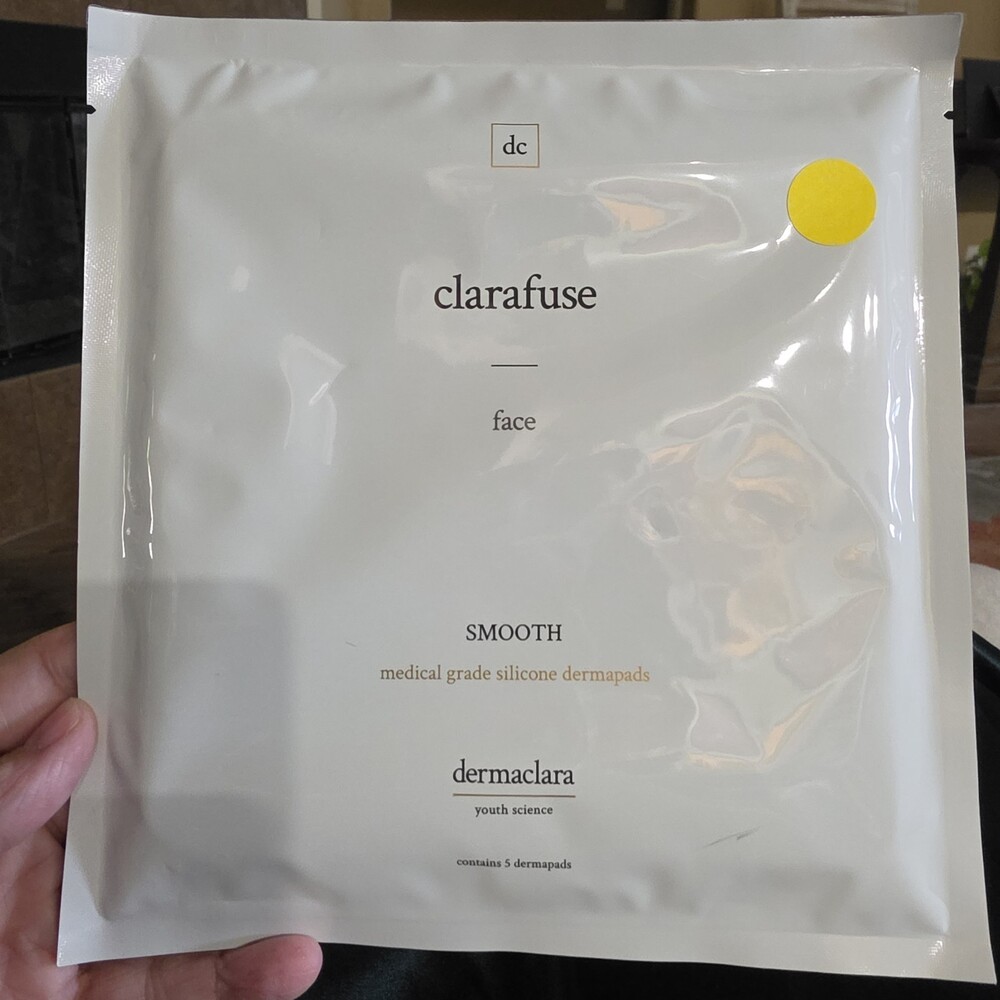 Dermaclara Clarafuse Face Silicone Dermapads Forehead Eyes Mouth 5pk New - Picture 1 of 8